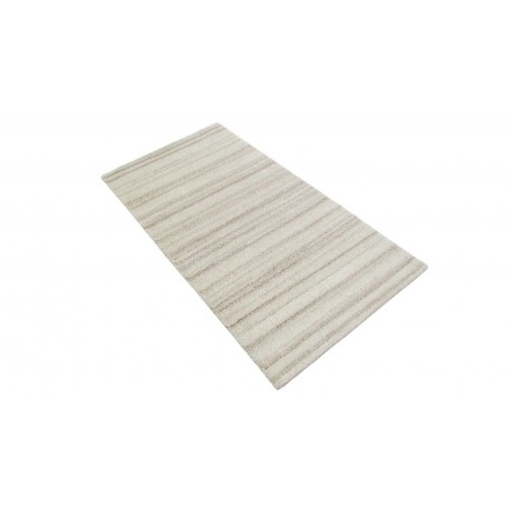 100% welniany ręcznie tkany dywan Nepal Premium naturalny 70x140cm gładki deseń