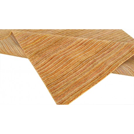 Złoty cieniowany ekskluzywny dywan Gabbeh Loom Indie 170x240cm 100% wełniany