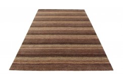 Brązowy cieniowany ekskluzywny dywan Gabbeh Loom Indie 170x240cm 100% wełniany