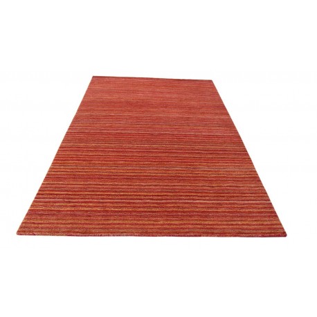 Pomarańczowy cieniowany ekskluzywny dywan Gabbeh Loom Indie 170x240cm 100% wełniany