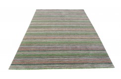 100% wełna dywan loribaft gabbeh z indii luksusowy 170x240 kolorowy
