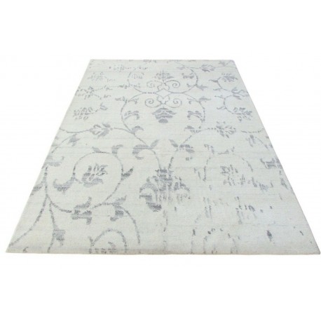 100% welniany ręcznie tkany dywan Nepal Premium naturalny 160x230cm vintage