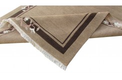 Dywan NEPAL Premium z Indii ręcznie tkany 160x230m wełna brązowy