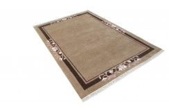 Dywan NEPAL Premium z Indii ręcznie tkany 160x230m wełna brązowy