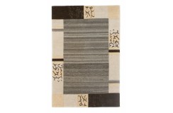 100% welniany ręcznie tkany dywan Nepal Tybet Premium naturalny 120x180cm brąz szary
