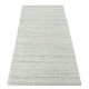 100% welniany ręcznie tkany dywan Nepal Premium naturalny 70x140cm gładki deseń pasy