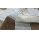 100% welniany ręcznie tkany dywan Nepal Tybet Premium brązowy 160x230cm patchwork do salonu