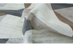 Dywan NEPAL Premium z Indii ręcznie tkany 160x230m wełna szary