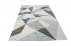Dywan NEPAL Premium z Indii ręcznie tkany 160x230m wełna szary