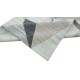 100% welniany ręcznie tkany dywan Nepal Tybet Premium szary 160x230cm patchwork do salonu