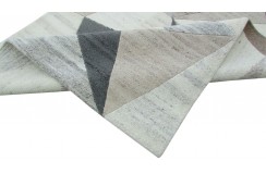 Dywan NEPAL Premium z Indii ręcznie tkany 160x230m wełna szary