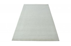 100% welniany ręcznie tkany dywan Nepal Tybet Premium naturalny 120x180cm beżowy