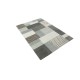 100% welniany ręcznie tkany dywan Nepal Tybet Premium szary 120x180cm patchwork