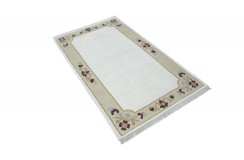 Dywan NEPAL Premium z Indii ręcznie tkany 90x160cm wełna beżowy