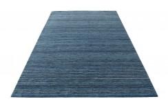 100% wełna dywan loribaft gabbeh z indii luksusowy 170x240 niebieski
