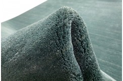 Gładki 100% wełniany dywan Gabbeh Handloom zielony różne wymiary