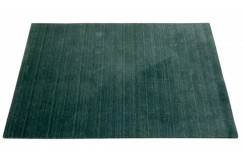 Gładki 100% wełniany dywan Gabbeh Handloom zielony różne wymiary