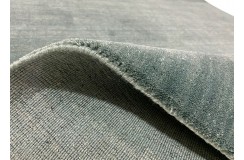 Gładki 100% wełniany dywan Gabbeh Handloom zielony różne wymiary