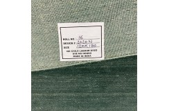Gładki 100% wełniany dywan Gabbeh Handloom zielony różne wymiary