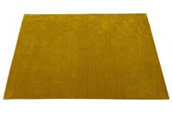 Gładki 100% wełniany dywan Gabbeh Handloom zielony różne wymiary
