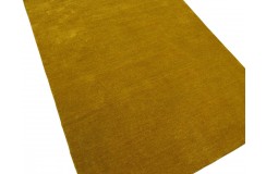 Gładki 100% wełniany dywan Gabbeh Handloom zielony różne wymiary