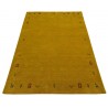 Gładki 100% wełniany dywan Gabbeh Handloom zielony różne wymiary