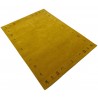 Gładki 100% wełniany dywan Gabbeh Handloom zielony różne wymiary