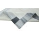 100% welniany ręcznie tkany dywan Nepal Tybet 160x220cm nowoczesny wzór szary