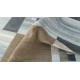 100% welniany ręcznie tkany dywan Nepal Tybet Premium brązowy szary 160x230cm patchwork do salonu