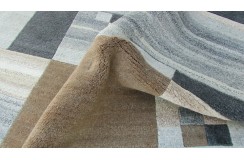 Dywan NEPAL Premium z Indii ręcznie tkany 160x230m wełna brązowy