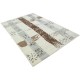 100% welniany ręcznie tkany dywan Nepal Tybet Premium brązowy szary beżowy 160x230cm patchwork vintage