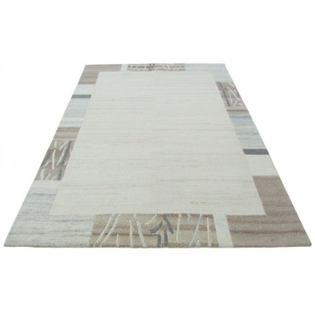 100% welniany ręcznie tkany dywan Nepal Tybet 163x225cm nowoczesny do salonu