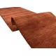 Gładki 100% wełniany dywan Gabbeh Handloom beżowy chodnik 70x250cm bez wzorów