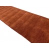 100% wełna gruby dywan handloom z indii ceglasty 70x300cm chodnik