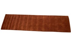 100% wełna gruby dywan handloom z indii ceglasty 70x300cm chodnik