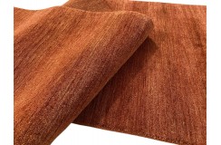100% wełna gruby dywan handloom z indii ceglasty 70x300cm chodnik