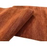 100% wełna gruby dywan handloom z indii ceglasty 70x300cm chodnik