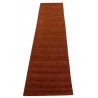 100% wełna gruby dywan handloom z indii ceglasty 70x300cm chodnik