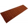 100% wełna gruby dywan handloom z indii ceglasty 70x300cm chodnik