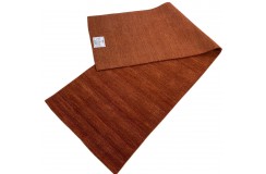 100% wełna gruby dywan handloom z indii ceglasty 70x300cm chodnik