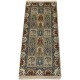 Wełniany ręcznie tkany dywan Indo-Baktjar w kwatery 70x150cm orientalny pistacjowy