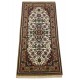 Wełniany ręcznie tkany dywan Herati z Indii 70x140cm orientalny beżowy
