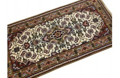 Bidjar Herati dywan indyjski 100%wełna owcza orientalny beżowy 70x140