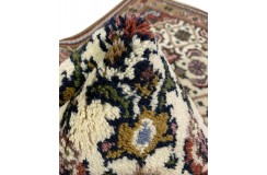 Bidjar Herati dywan indyjski 100%wełna owcza orientalny beżowy 70x140