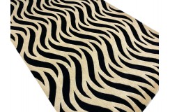 100% wełna gruby dywan z Indii 150x240cm  Waves designerski