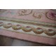Piękny dywan Aubusson Habei ręcznie tkany z Chin 250x350cm 100% wełna przycinany rzeźbione kwiaty różowy
