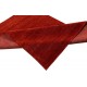 Gładki 100% wełniany dywan Gabbeh Handloom czerwony 170x240cm gładki