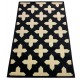 Designerski nowoczesny dywan wełniany Crosses 155x245cm Indie 2cm gruby