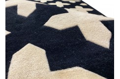 100% wełna gruby dywan z Indii 150x240cm Crosses designerski