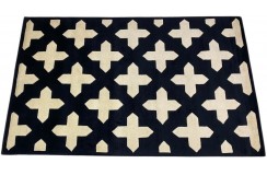 100% wełna gruby dywan z Indii 150x240cm Crosses designerski